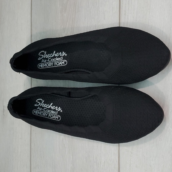 Skechers Womens Air Cooled Memory Foam Loafer Slip on Comfort shoes sz 8.5 - Picture 3 of 12